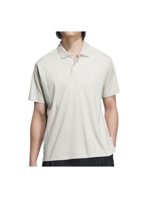 adidas adidas Wuji Must Have Polo Shirt Asia Sizing 'Grey' JE6666