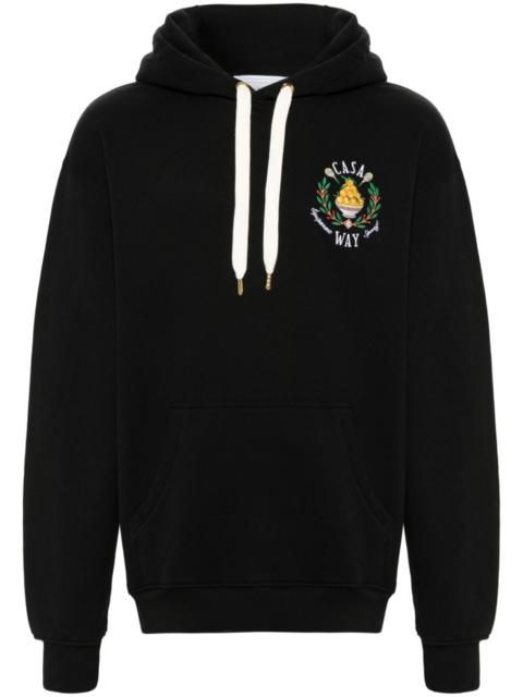 CASABLANCA Equipement Sportif embroidered 후드