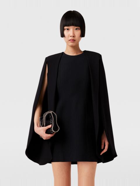 Stella McCartney Round Neck Cape Mini Dress