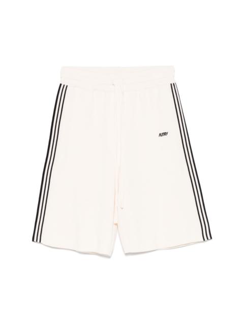 stripe-detail shorts