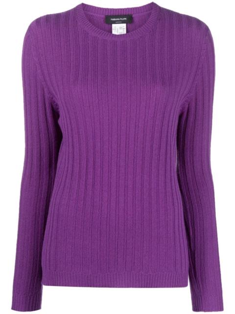 FABIANA FILIPPI ribbed-knit cashmere jumper