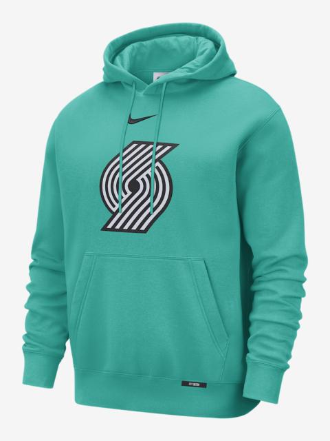 Portland Trail Blazers City Edition Men's Nike Club Hoodie