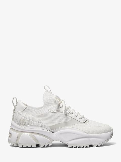 MICHAEL KORS Darius Mixed-Media Trainer