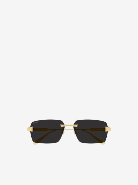 Cartier Santos de Cartier rimless sunglasses