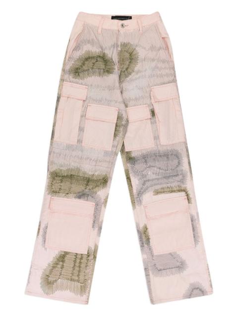 WHO DECIDES WAR Darning cargo pants