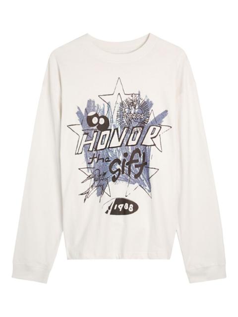 HONOR THE GIFT star graphic-print long-sleeves T-shirt