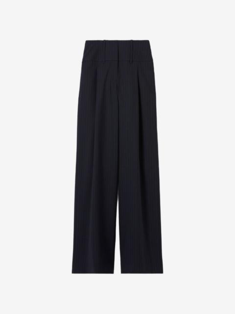 Claudie Pierlot pinstripe-pattern pleated trousers