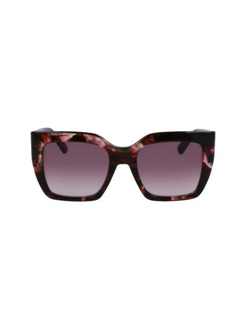 Longchamp Fall-Winter 2023 Collection Sunglasses Pink Turquoise - OTHER