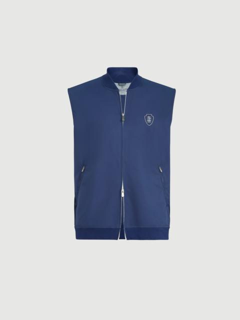 Brunello Cucinelli Nylon vest with logo