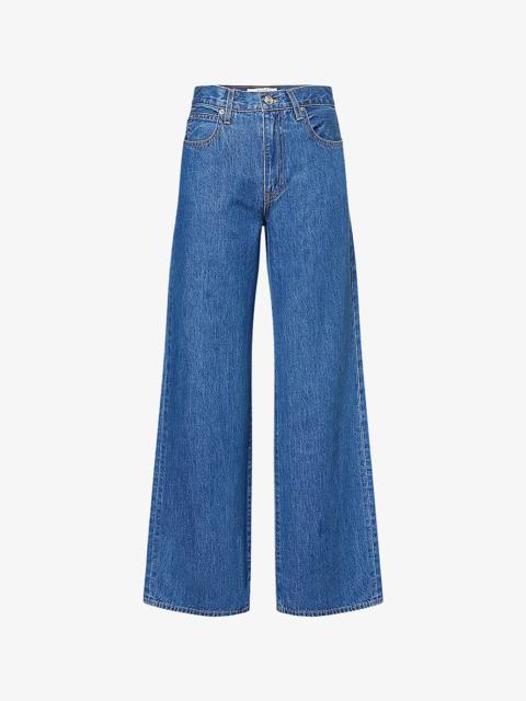 SLVRLAKE Grace Wide-Leg Denim Jeans