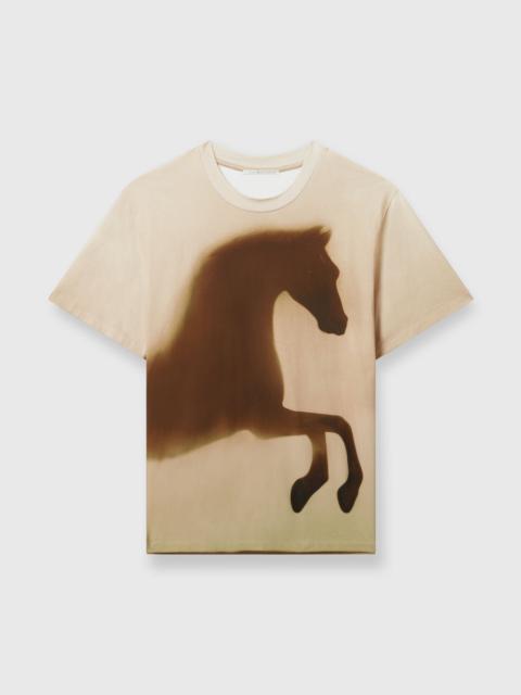 Stella McCartney Horse Graphic Cotton T-Shirt