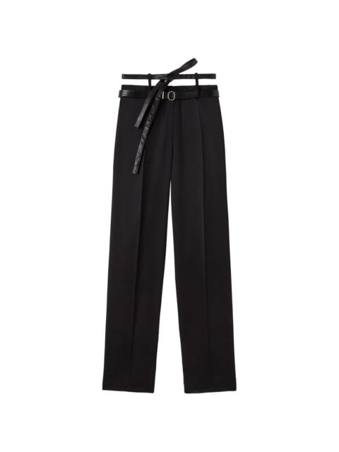 Jil Sander belted tailored trousers