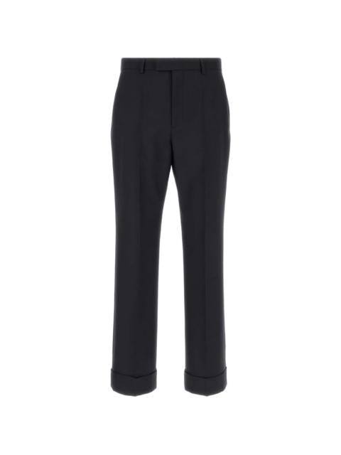 Valentino turn-up hem tailored trousers