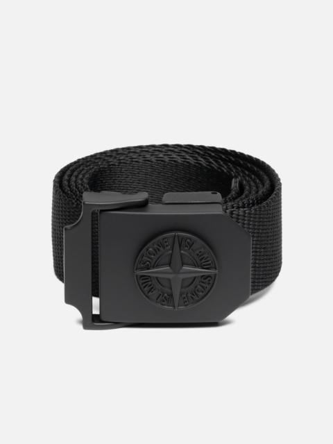 Stone Island NYLON TAPE BELT WITH COMPASS LOGO BUCKLE