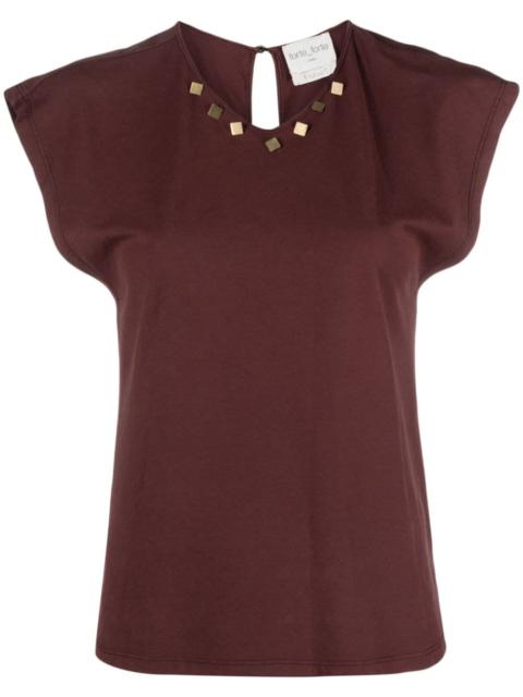 forte_forte studded cotton blouse