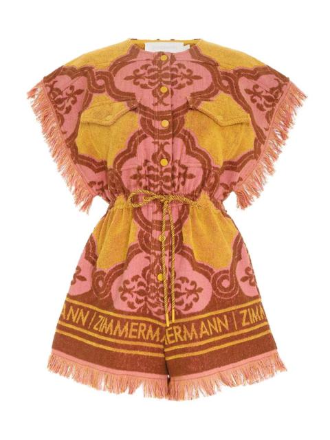 Zimmermann CIRA TERRY TOWEL PLAYSUIT