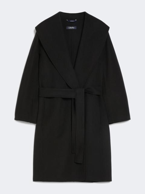'S Max Mara MESSI Double-faced wool robe coat - BLACK