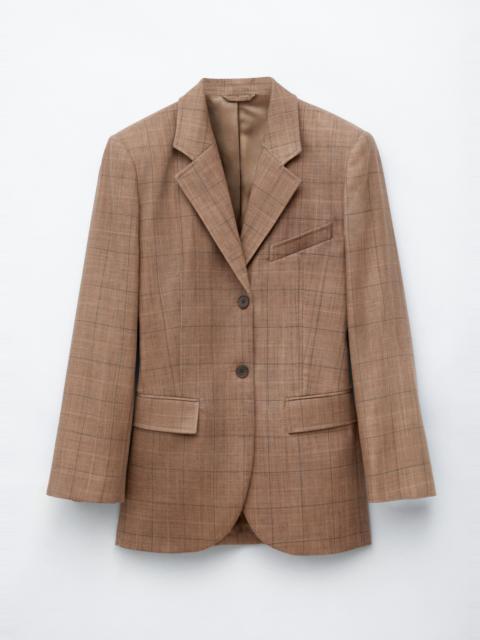 & Other Stories Single-Breasted Wool Blazer