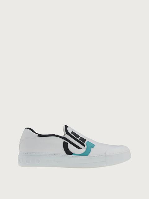 FERRAGAMO GANCINI SLIP-ON SNEAKER