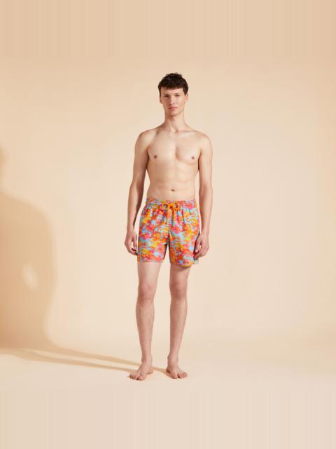 Vilebrequin Men Swim Trunks Tahiti Flowers