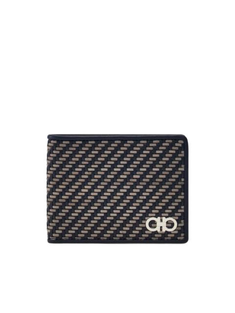 FERRAGAMO wallet with lattice