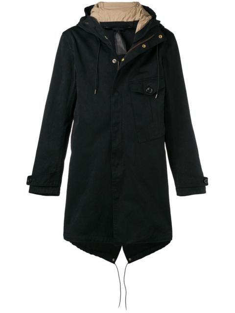 Ten C hooded parka coat