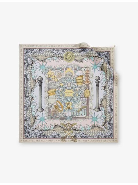 BVLGARI Heritage Alchemist Silk Scarf