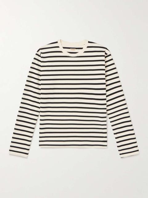Kapital Printed Striped Cotton-Jersey T-Shirt