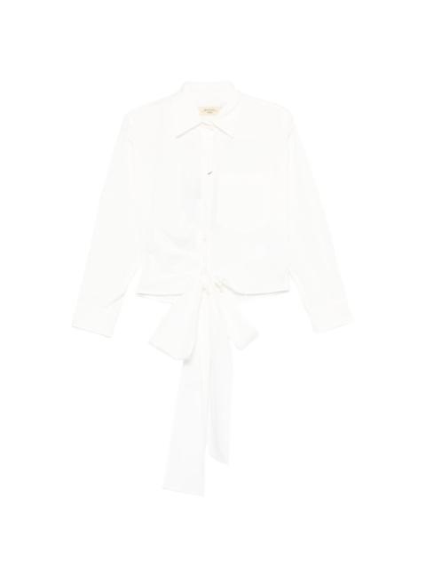 WEEKEND Max Mara Fresco tie-front shirt