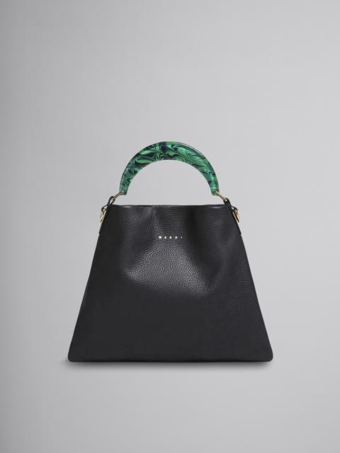 Marni VENICE SMALL BAG IN BLACK LEATHER