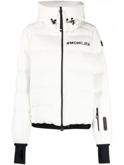 Moncler Grenoble Suisses logo-print puffer jacket