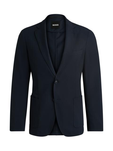 BOSS SLIM-FIT JACKET IN WRINKLE-RESISTANT PERFORMANCE-STRETCH FABRIC