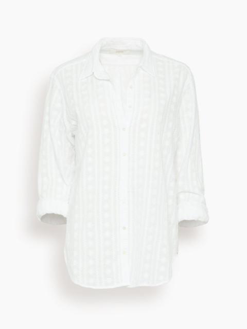 XÍRENA Beau Embroidery Shirt in White