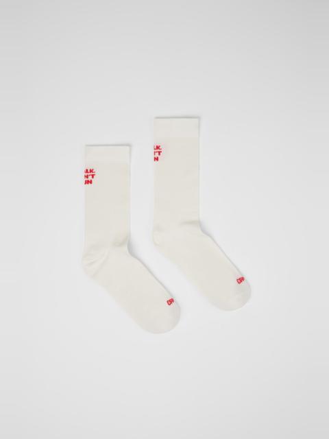 CAMPER White Seacell mid-length socks White Seacell mid-length socks