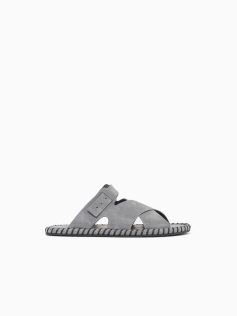 GIORGIO ARMANI SUEDE SANDALS