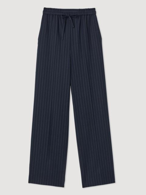 Sandro Striped wide-leg pants