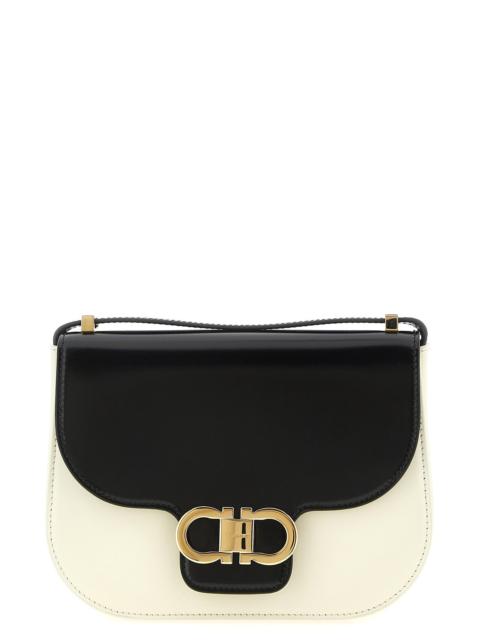 FERRAGAMO 'North-South Double Gancini (Xs)' Crossbody Bag