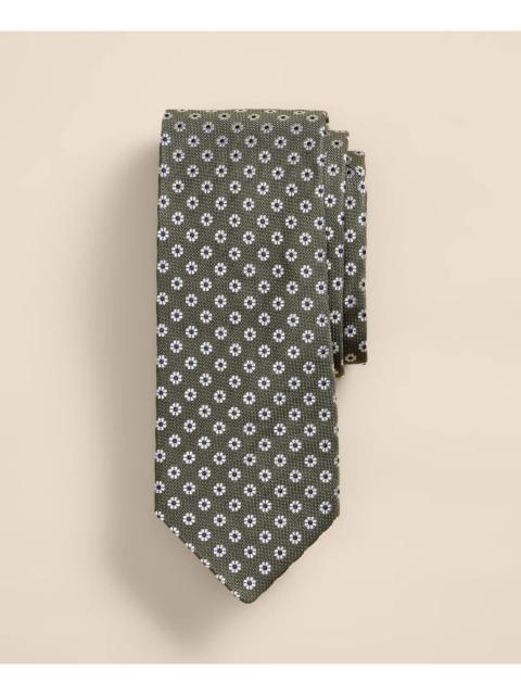 Brooks Brothers Silk Flower Foulard Tie