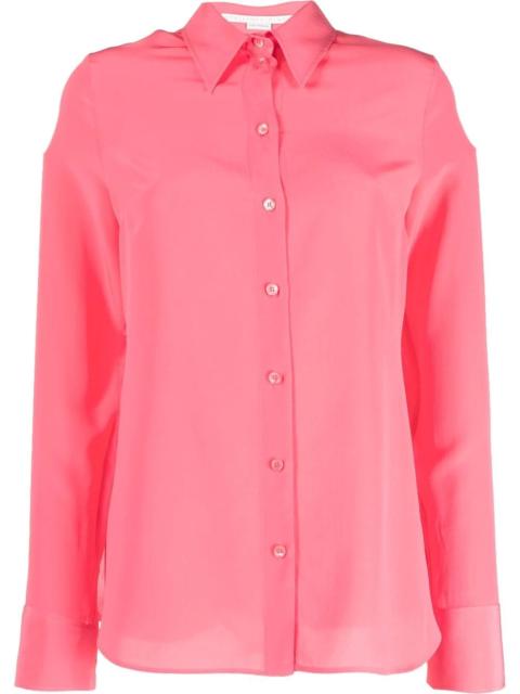 Stella McCartney long-sleeve silk shirt