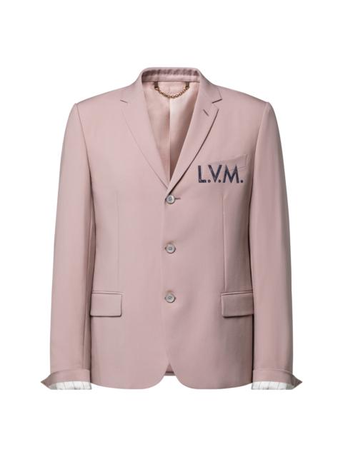 Louis Vuitton Embroidered Signature Single-Breasted Jacket