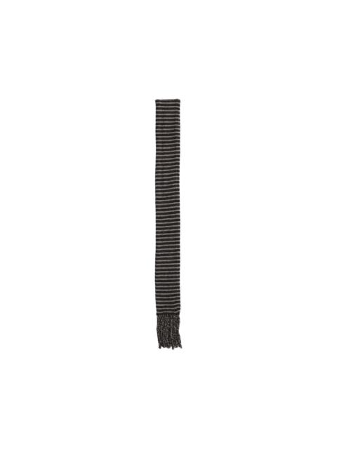 Ziggy Chen striped fringed scarf