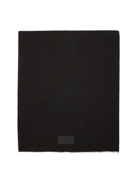 Julius Black Camouflage Jacquard Stole Scarf