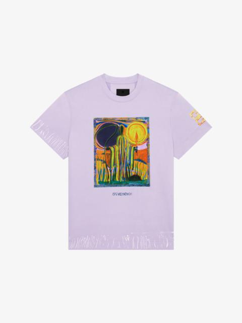 Givenchy T-SHIRT IN JERSEY WITH GIVENCHY REAPER PRINTS
