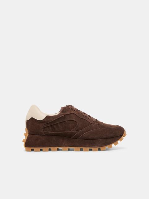 dolce vita TRICIA SNEAKERS DK BROWN SUEDE