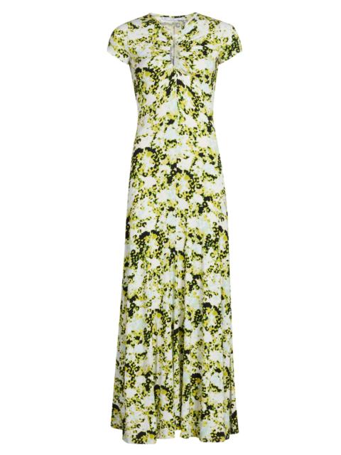 Proenza Schouler Women's Noelani Floral Jersey Maxi Dress - Straw Multi