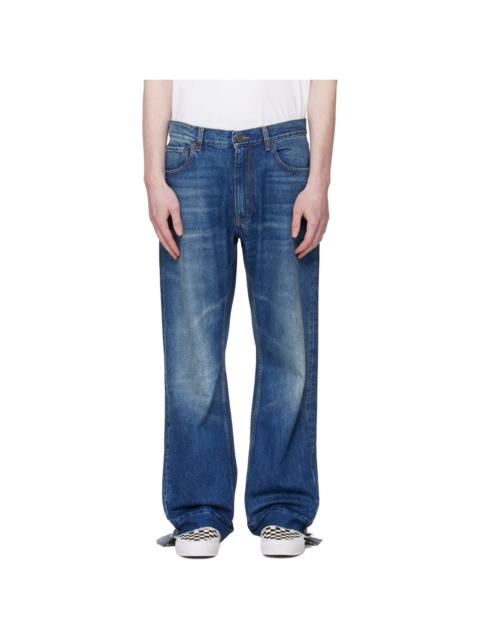VETEMENTS Blue Bootcut Jeans