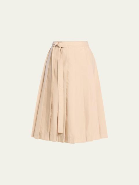 3.1 Phillip Lim Pleated Utlity Skirt with Belt