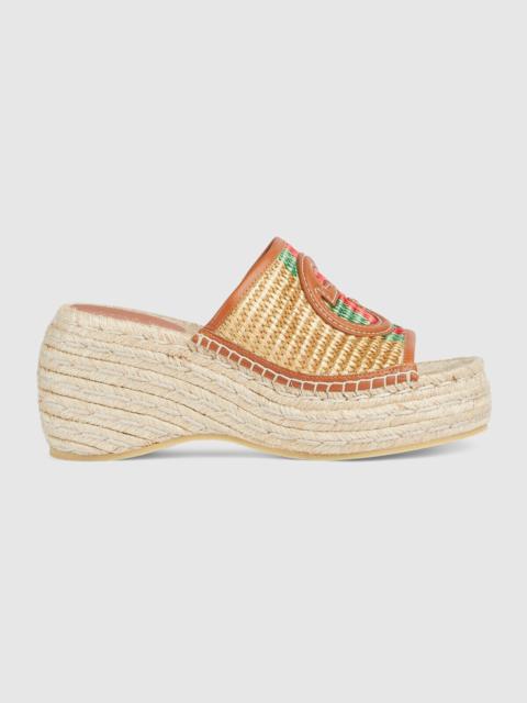 GUCCI Women's Interlocking G espadrille