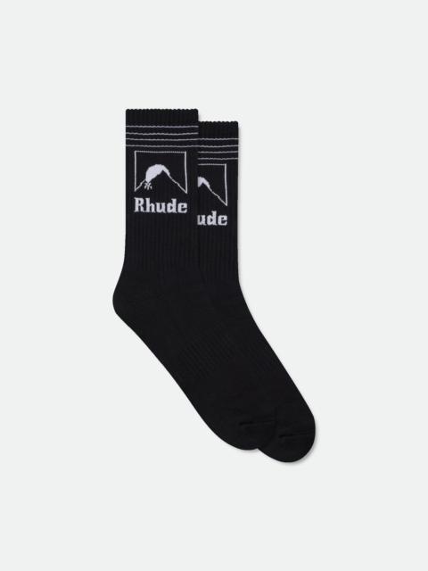 Rhude MOONLIGHT OUTLINE SOCK