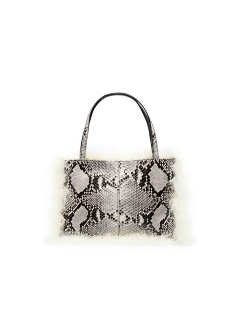 16ARLINGTON Suki snake-print tote bag